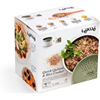 Los mejores  - Lékué Recipiente para cocinar Quinoa- Arroces y Cereales- 1 Litro